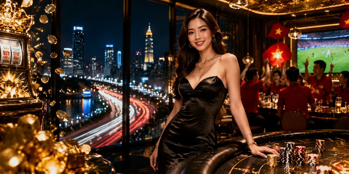 Người chơi tại TP.HCM trải nghiệm slot game trên điện thoại trong không gian hiện đại
